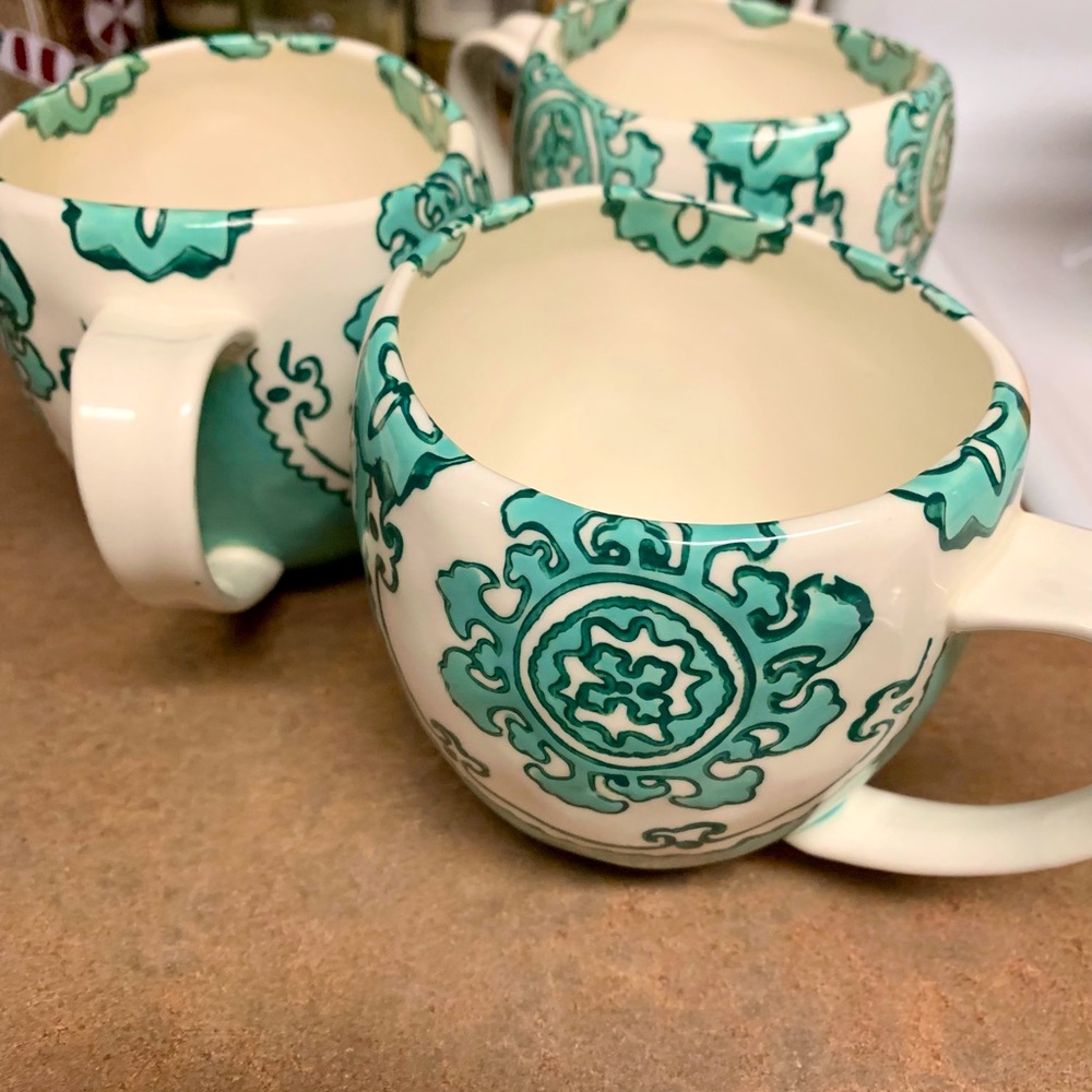 A set (3) of Anthropologie cups